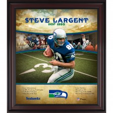 Seattle Seahawks Steve Largent Fanatics Authentic Framed 15 x 17 Hall of Fame Career Profile