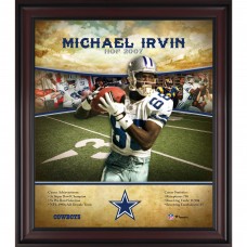 Dallas Cowboys Michael Irvin Fanatics Authentic Framed 15 x 17 Hall of Fame Career Profile