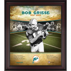 Miami Dolphins Bob Griese Fanatics Authentic Framed 15 x 17 Hall of Fame Career Profile