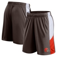 Cleveland Browns Prep Colorblock Shorts - Brown
