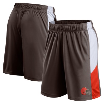 Шорты Cleveland Browns Prep Colorblock - Brown