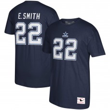 Dallas Cowboys Emmitt Smith Mitchell & Ness Retired Player Name & Number T-Shirt - Navy