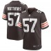 Игровая джерси Clay Matthews Cleveland Browns Nike Game Retired - Brown