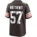 Игровая джерси Clay Matthews Cleveland Browns Nike Game Retired - Brown