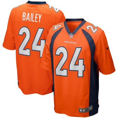 Игровая джерси Champ Bailey Denver Broncos Nike Game Retired - Orange