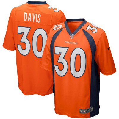 Игровая джерси Terrell Davis Denver Broncos Nike Game Retired - Orange