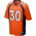 Игровая джерси Terrell Davis Denver Broncos Nike Game Retired - Orange