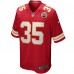 Christian Okoye Kansas City Chiefs Nike Game Retired Player Jersey - Red