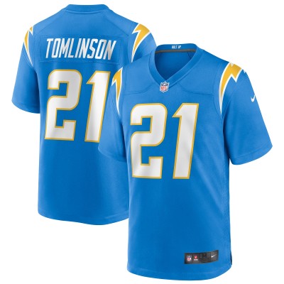 Игровая джерси LaDainian Tomlinson Los Angeles Chargers Nike Game - Powder Blue