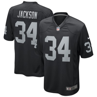 Игровая джерси Bo Jackson Las Vegas Raiders Nike Game Retired Player - Black