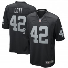 Игровая джерси Ronnie Lott Las Vegas Raiders Nike Game Retired Player - Black