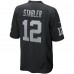 Игровая джерси Ken Stabler Las Vegas Raiders Nike Game Retired Player - Black