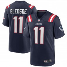 Drew Bledsoe New England Patriots Nike Game Retired Player Jersey - Navy