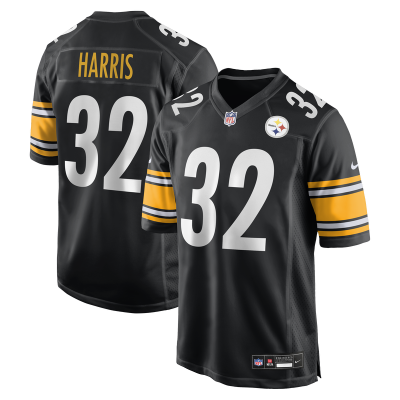 Джерси Pittsburgh Steelers Franco Harris Nike Black Game Retired