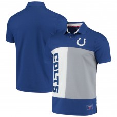Поло Indianapolis Colts Tommy Hilfiger Color Block - Royal/Gray