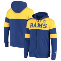 Los Angeles Rams Starter Winning Team Full-Zip Hoodie - Royal/Gold