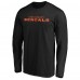 Cincinnati Bengals Black #1 Dad Long Sleeve Team Logo T-Shirt