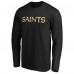 Футболка New Orleans Saints #1 Dad Long Sleeve Team Logo - Black