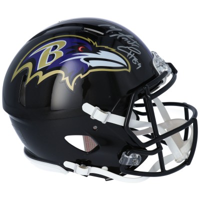Autographed Baltimore Ravens Mark Andrews Fanatics Authentic Riddell Speed Authentic Helmet