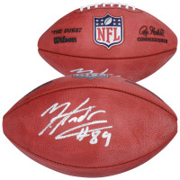Autographed Baltimore Ravens Mark Andrews Fanatics Authentic Duke Game Football