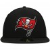Бейсболка Tampa Bay Buccaneers New Era Omaha Primary Logo 59FIFTY - Black