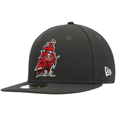 Бейсболка Tampa Bay Buccaneers New Era Omaha Alternate Logo 59FIFTY - Pewter