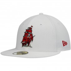 Бейсболка Tampa Bay Buccaneers New Era Omaha Alternate Logo 59FIFTY - White
