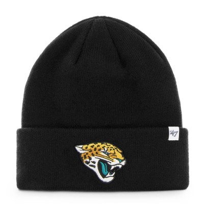 Jacksonville Jaguars 47 Black Primary Cuffed Knit Hat