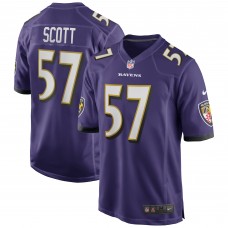 Игровая джерси Bart Scott Baltimore Ravens Nike Game Retired - Purple