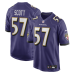 Джерси Baltimore Ravens Bart Scott Nike Purple Game Retired
