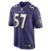 Джерси Baltimore Ravens Bart Scott Nike Purple Game Retired