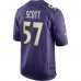Джерси Baltimore Ravens Bart Scott Nike Purple Game Retired Player