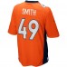 Игровая джерси Dennis Smith Denver Broncos Nike Game Retired - Orange