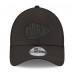 Kansas City Chiefs New Era Black On Black Logo 39THIRTY Flex Hat