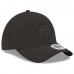 Kansas City Chiefs New Era Black On Black Logo 39THIRTY Flex Hat