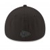 Kansas City Chiefs New Era Black On Black Logo 39THIRTY Flex Hat