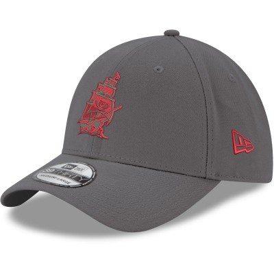 Бейсболка Tampa Bay Buccaneers New Era Ship Storm 39THIRTY - Graphite