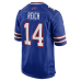 Джерси Buffalo Bills Frank Reich Nike Royal Game Retired