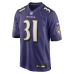 Джерси Baltimore Ravens Jamal Lewis Nike Purple Game Retired
