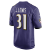 Джерси Baltimore Ravens Jamal Lewis Nike Purple Game Retired