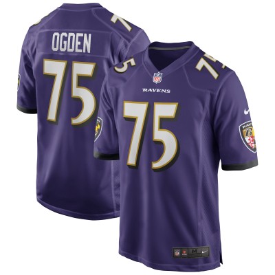 Джерси Baltimore Ravens Jonathan Ogden Nike Purple Game Retired Player