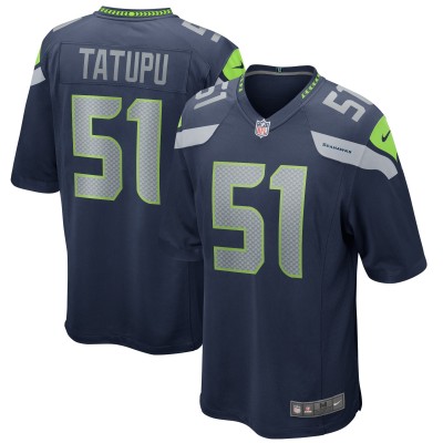 Игровая джерси Lofa Tatupu Seattle Seahawks Nike Game Retired Player - College Navy