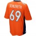 Игровая джерси Mark Schlereth Denver Broncos Nike Game Retired - Orange