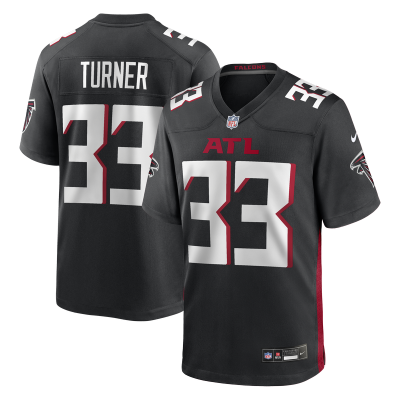 Джерси Atlanta Falcons Michael Turner Nike Black Game Retired