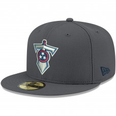 Бейсболка Tennessee Titans New Era Alternate Logo Storm II 59FIFTY - Graphite