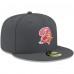 Бейсболка Tampa Bay Buccaneers New Era Historic Logo Storm II 59FIFTY - Graphite