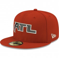 Бейсболка Atlanta Falcons New Era Omaha ATL 59FIFTY - Red