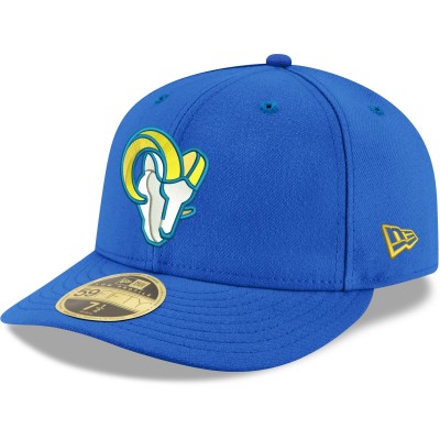 Бейсболка Los Angeles Rams New Era Omaha Low Profile 59FIFTY - Royal