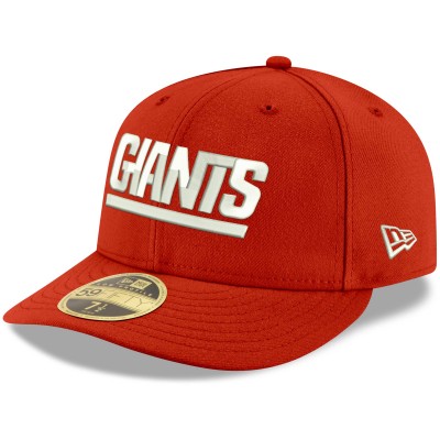 Бейсболка New York Giants New Era Red Omaha Throwback Low Profile 59FIFTY