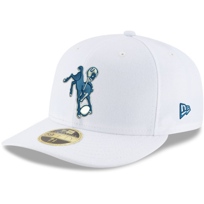 Бейсболка Indianapolis Colts New Era Omaha Low Profile 59FIFTY Fitted - White